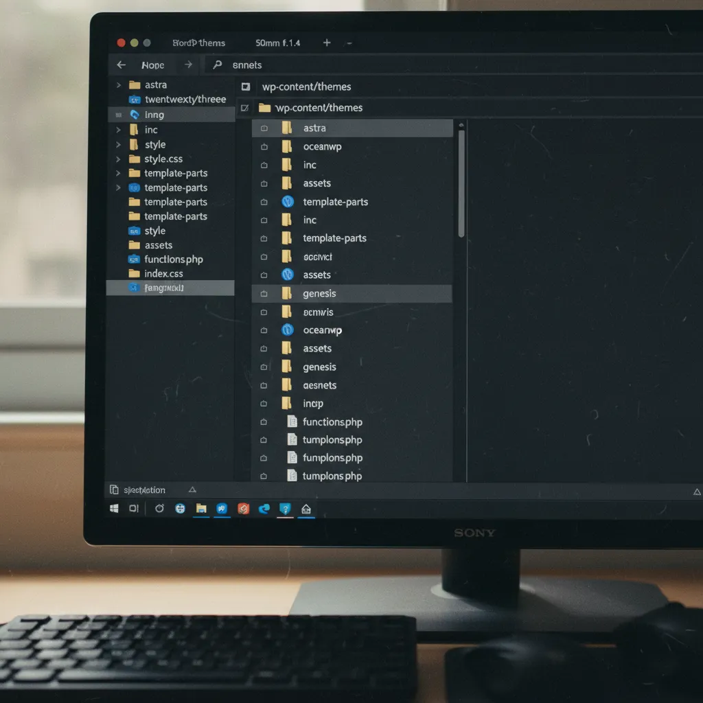 Le dossier du thème enfant se place directement dans wp-content/themes à côté du thème parent