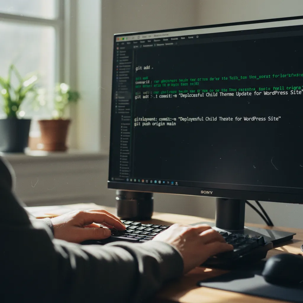 Versionner son thème enfant avec Git permet un déploiement fiable et réversible en production