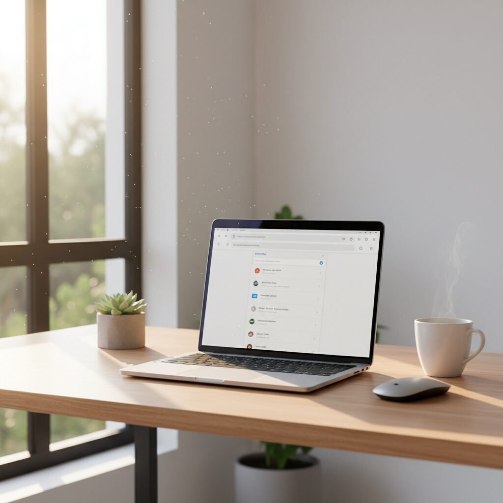 Boîte de réception email sur un ordinateur portable illustrant l'importance de l'email marketing en 2026