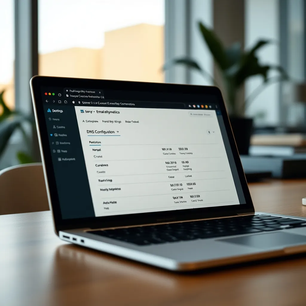 Configuration DNS et métriques de délivrabilité email