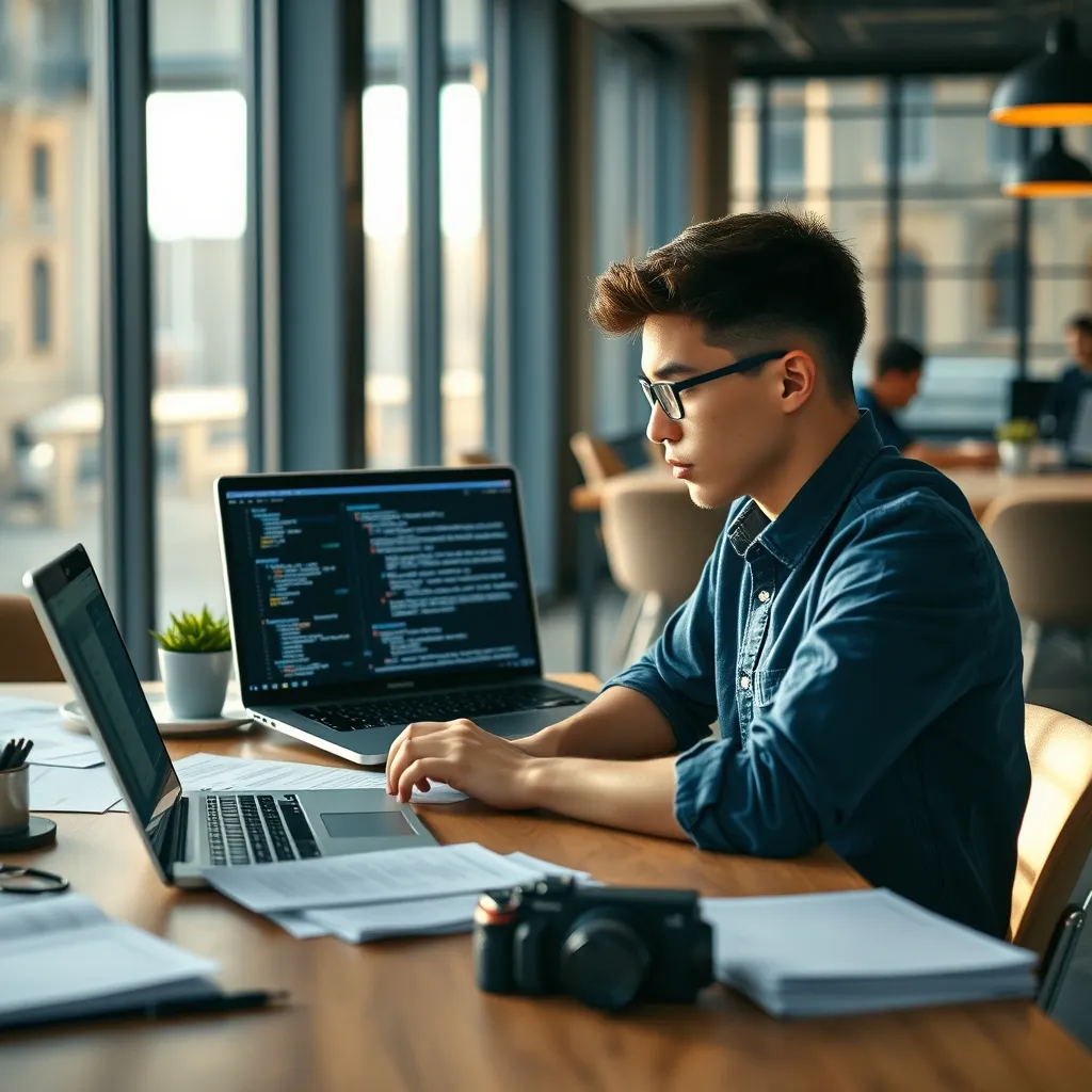 Professionnel en formation cybersécurité préparant ses certifications techniques