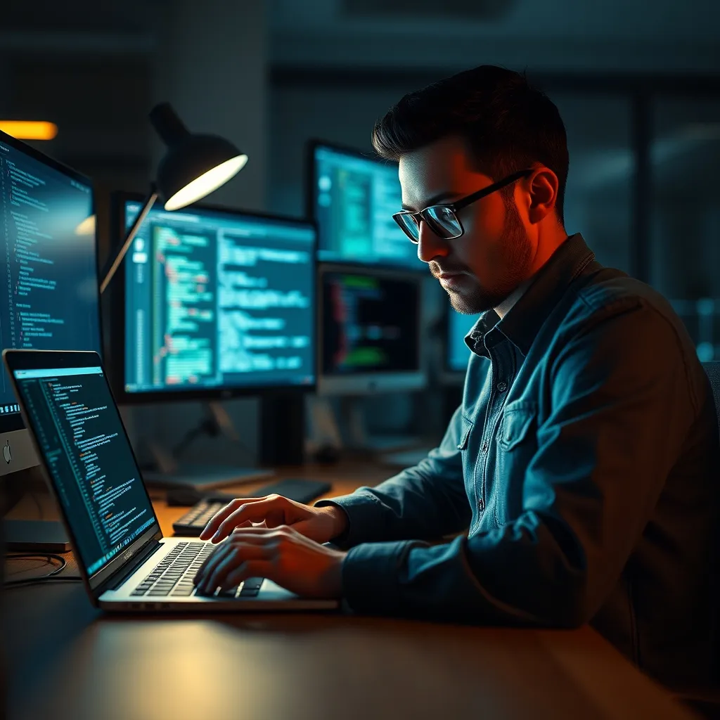 Pentester réalisant un test d'intrusion sur l'infrastructure d'un client