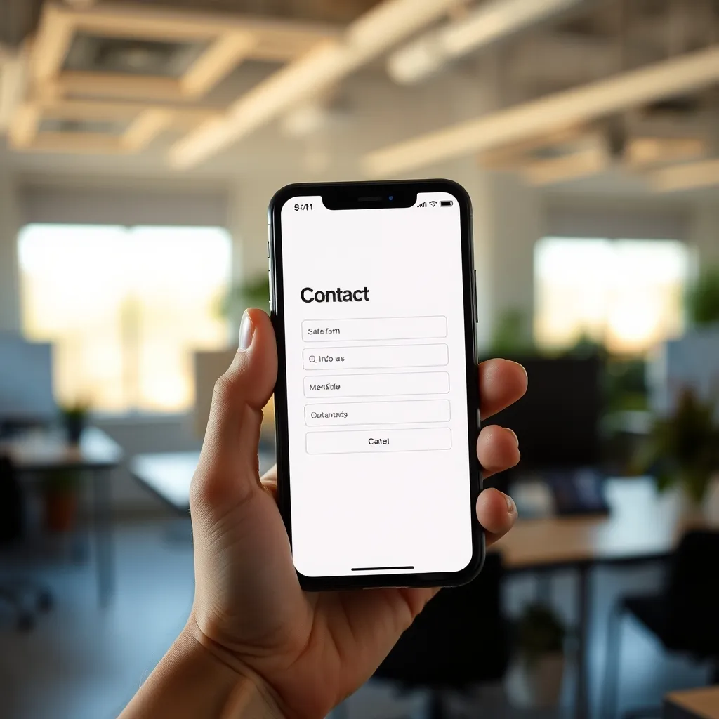Test d un formulaire WordPress sur mobile pour vérifier la compatibilité responsive