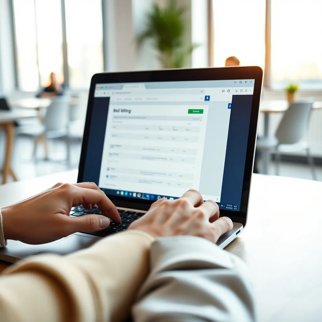 Utilisation d'un logiciel de facturation en ligne dans un espace de coworking