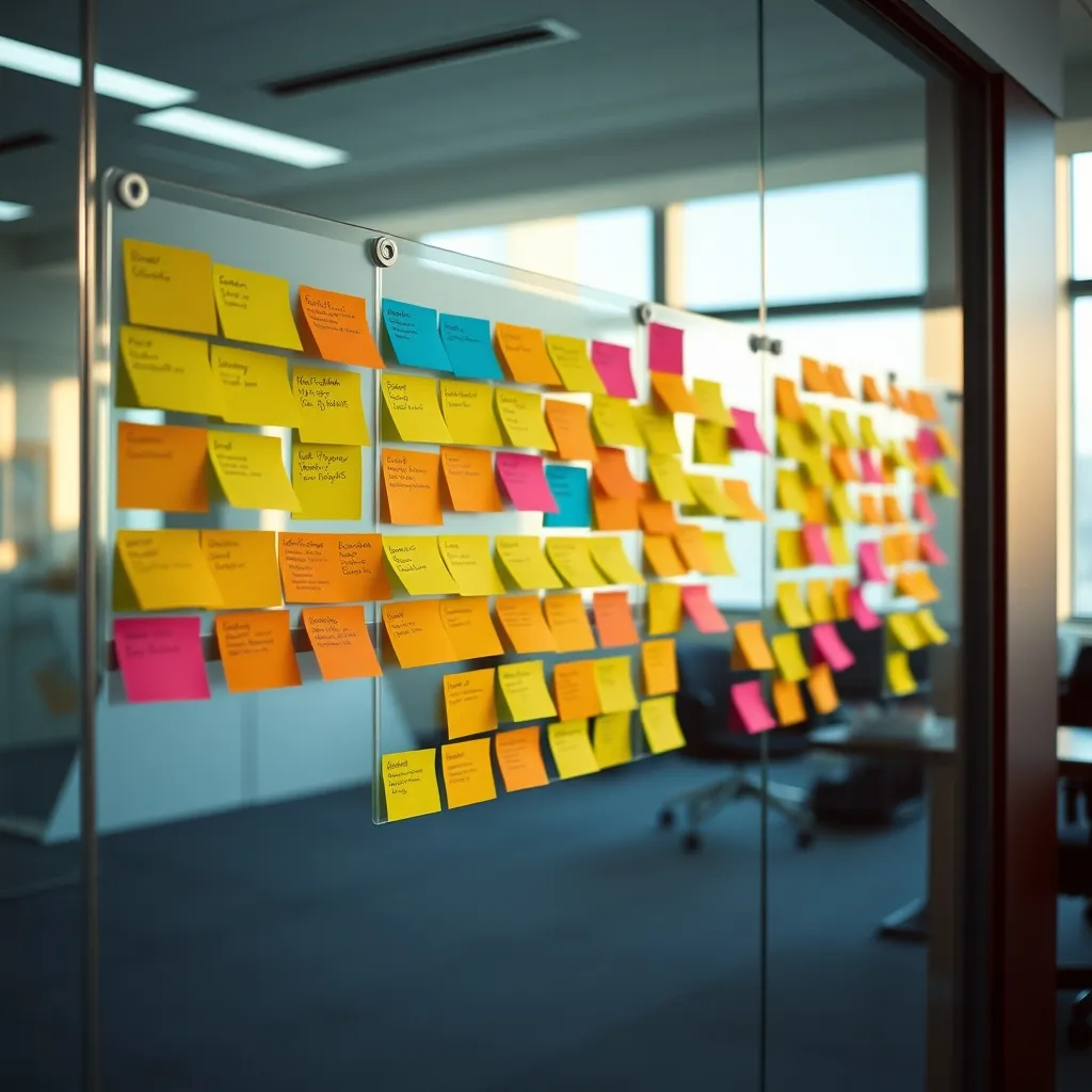 Un tableau Kanban permet de visualiser l'avancement du projet en temps réel