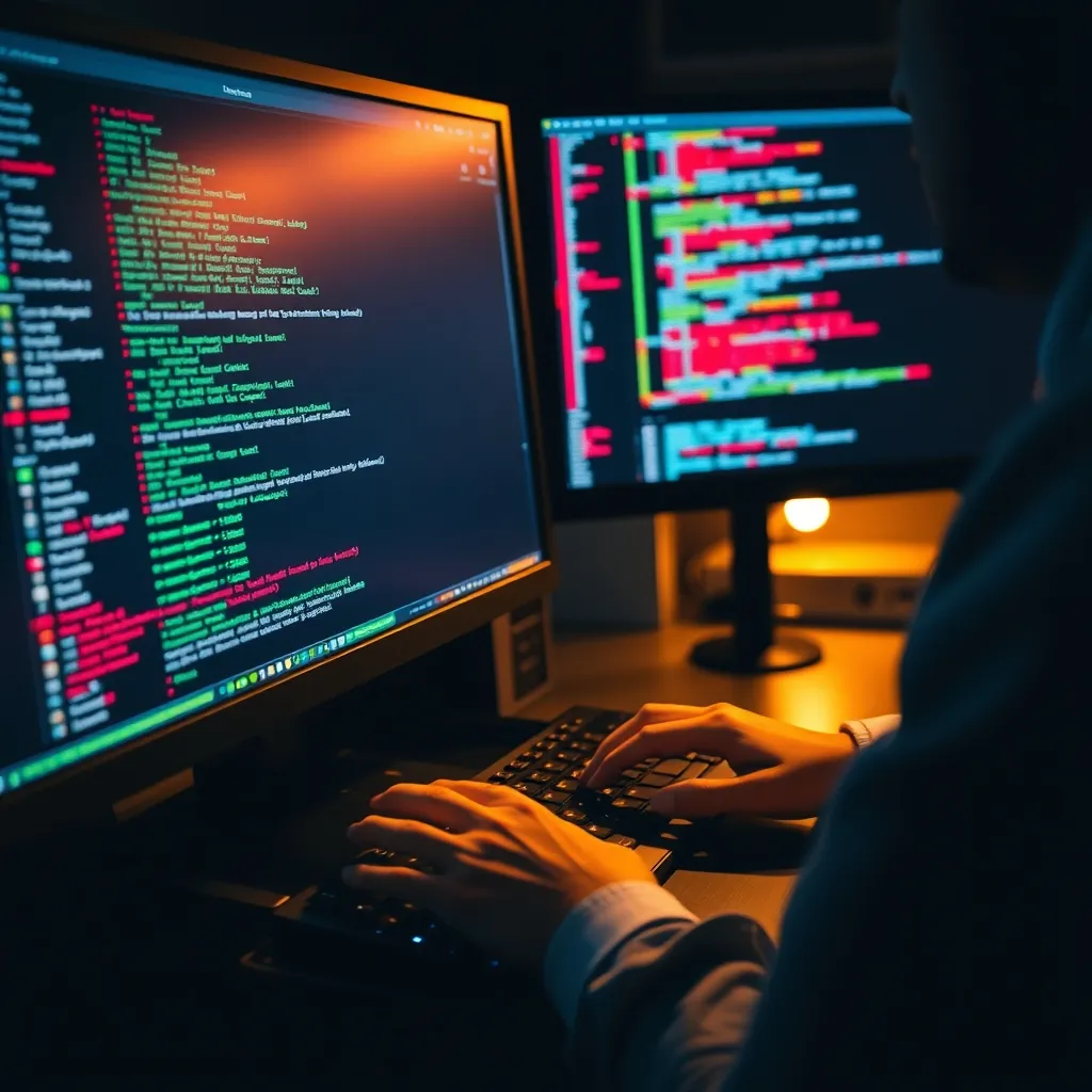 Un analyste SOC examine les journaux d'événements pour détecter une activité suspecte