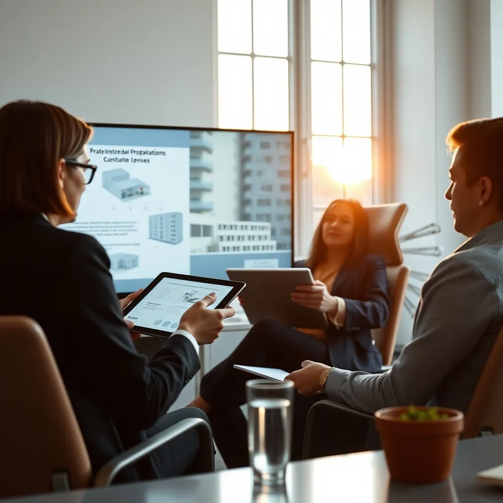 Réunion de cadrage entre un client et une agence no-code avant le lancement du projet