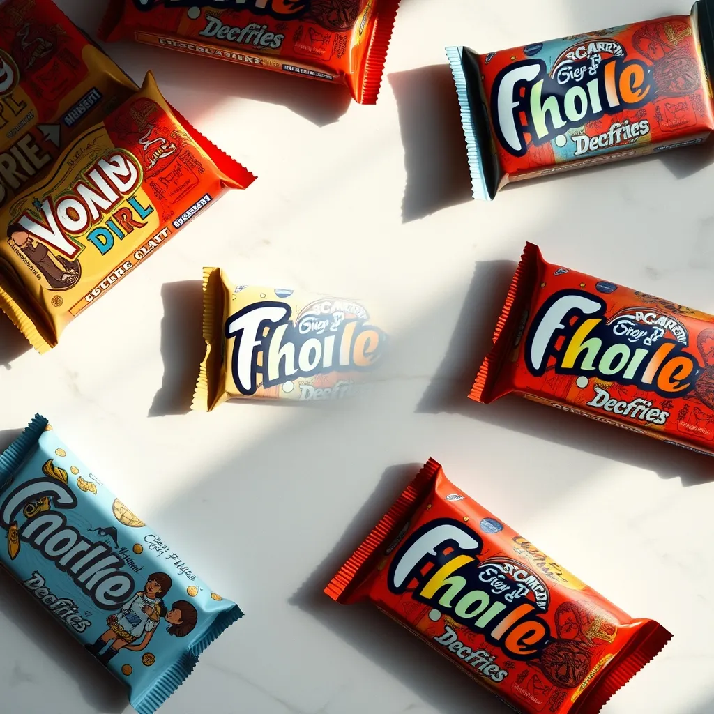 Tablettes de chocolat au packaging illustré par des artistes indépendants