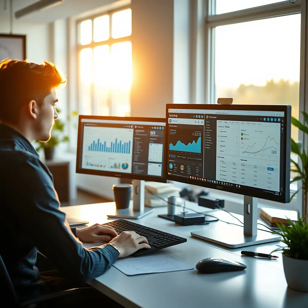 Alternant en marketing digital analysant les performances de campagnes publicitaires en agence
