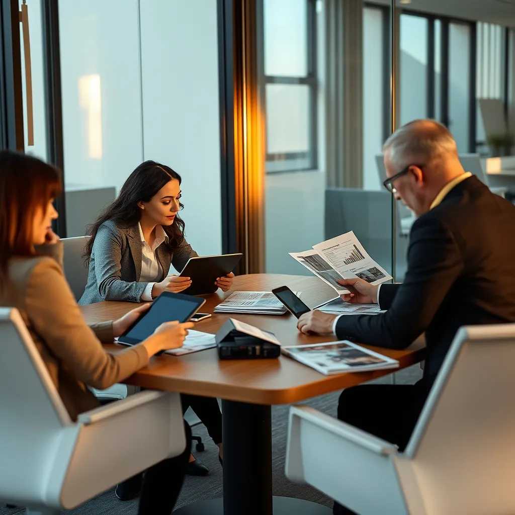 Réunion d équipe pour analyser les résultats de la stratégie marketing digitale