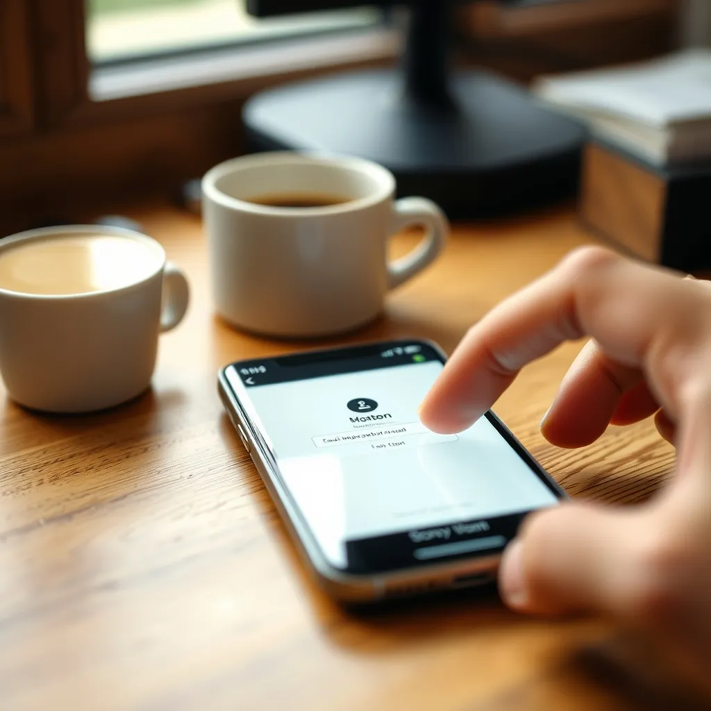 La connexion à MyPeopleDoc se fait via le navigateur mobile