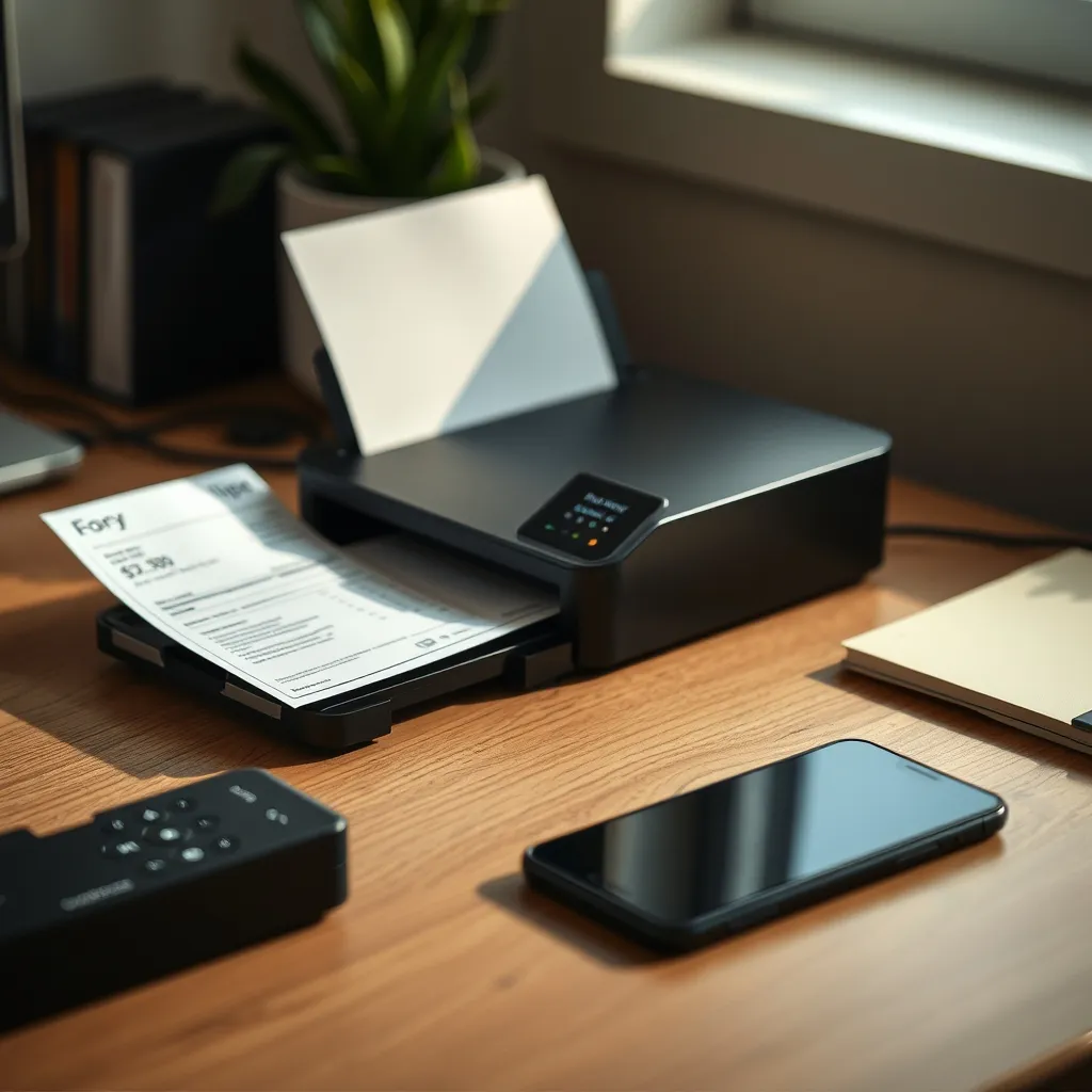 Imprimer une fiche de paie MyPeopleDoc depuis son mobile via une imprimante Wi-Fi