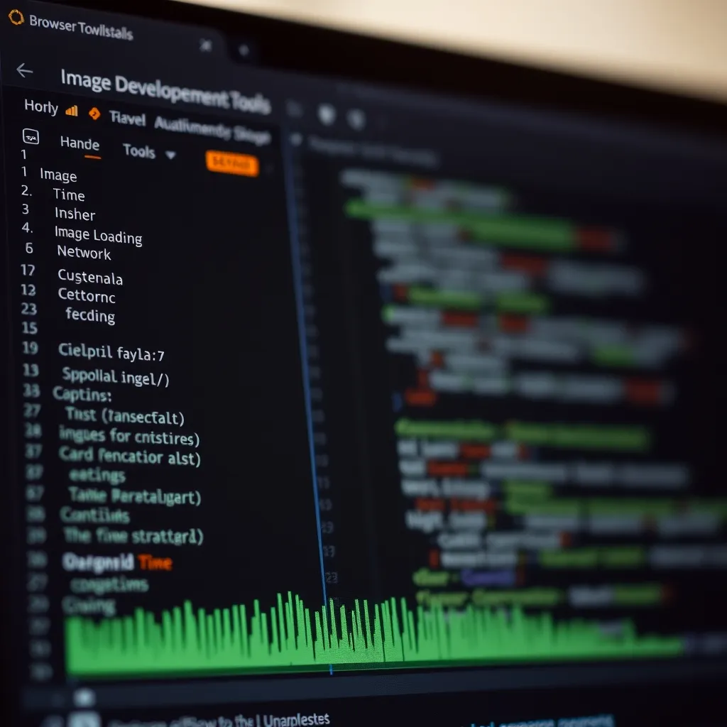 L onglet Réseau de Chrome DevTools permet de vérifier le format et le poids de chaque image chargée