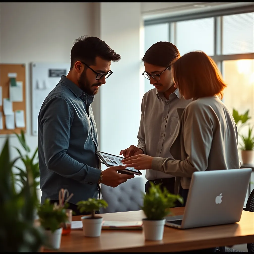 Collaboration entre product builders sur un prototype d application mobile