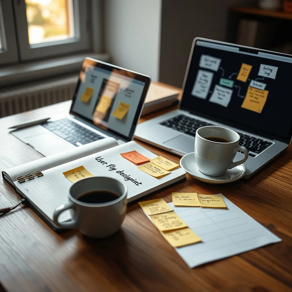 Planification produit et parcours utilisateur avant le passage sur un outil no-code