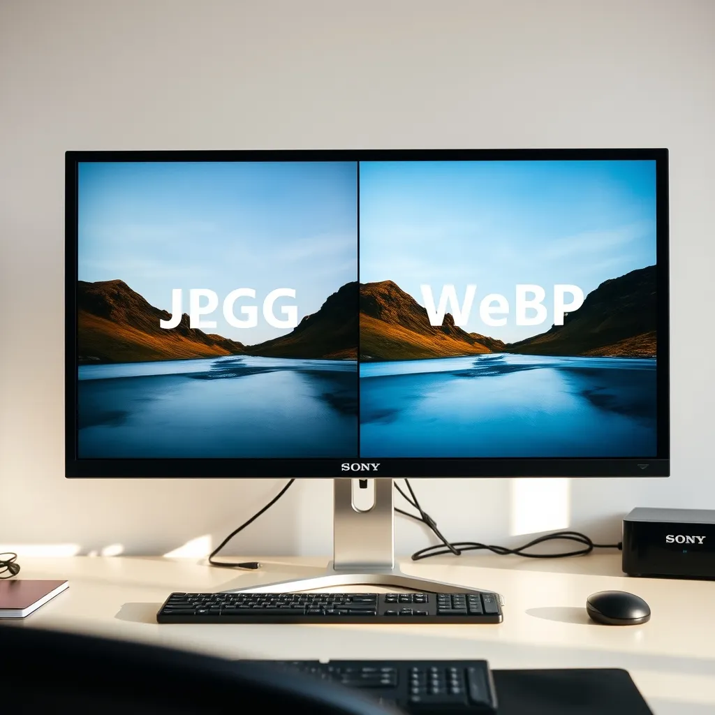 La conversion des images en WebP ou AVIF réduit le poids des pages de 25 à 50 pourcent
