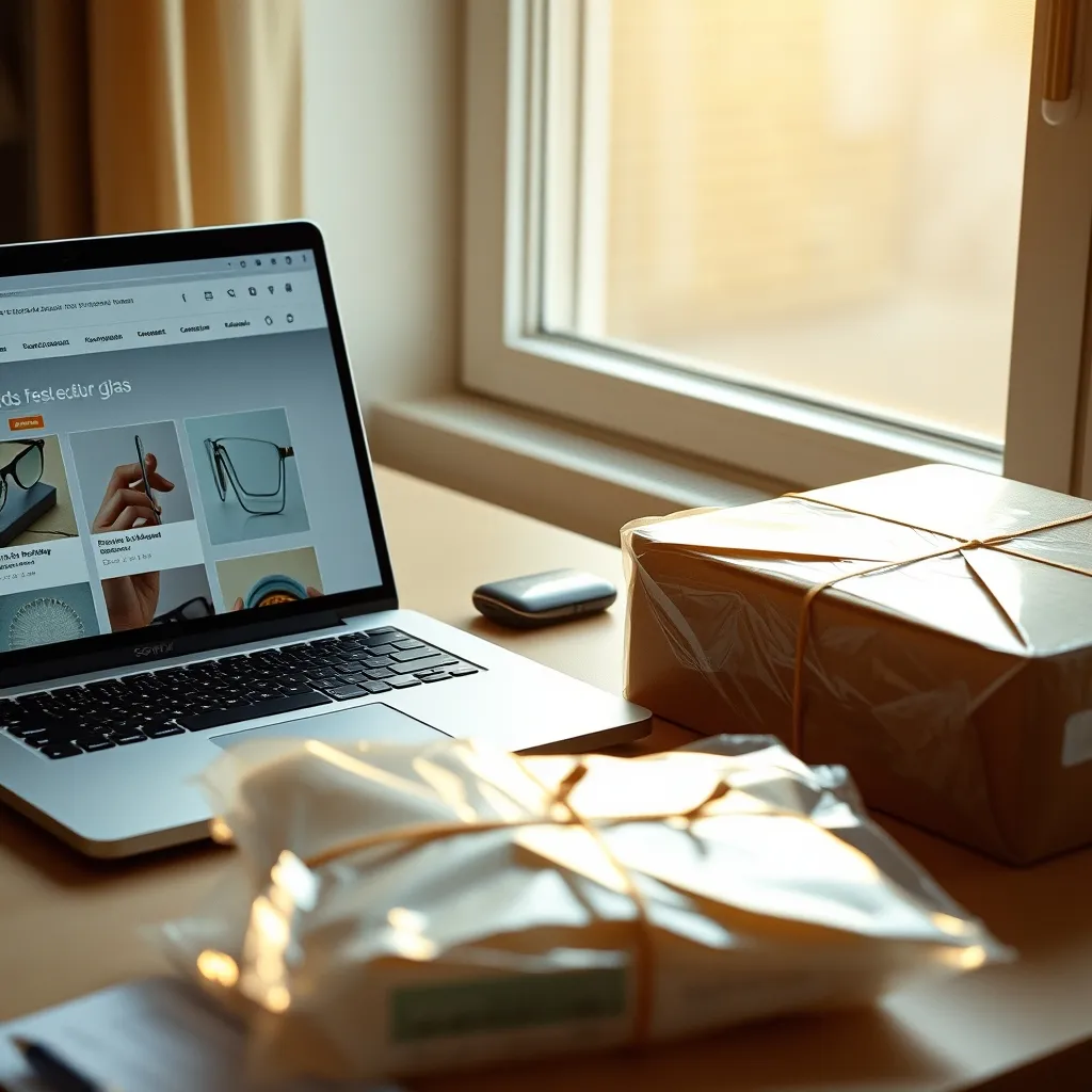 Préparation de commandes e-commerce pour des pièces en verre soufflé artisanal