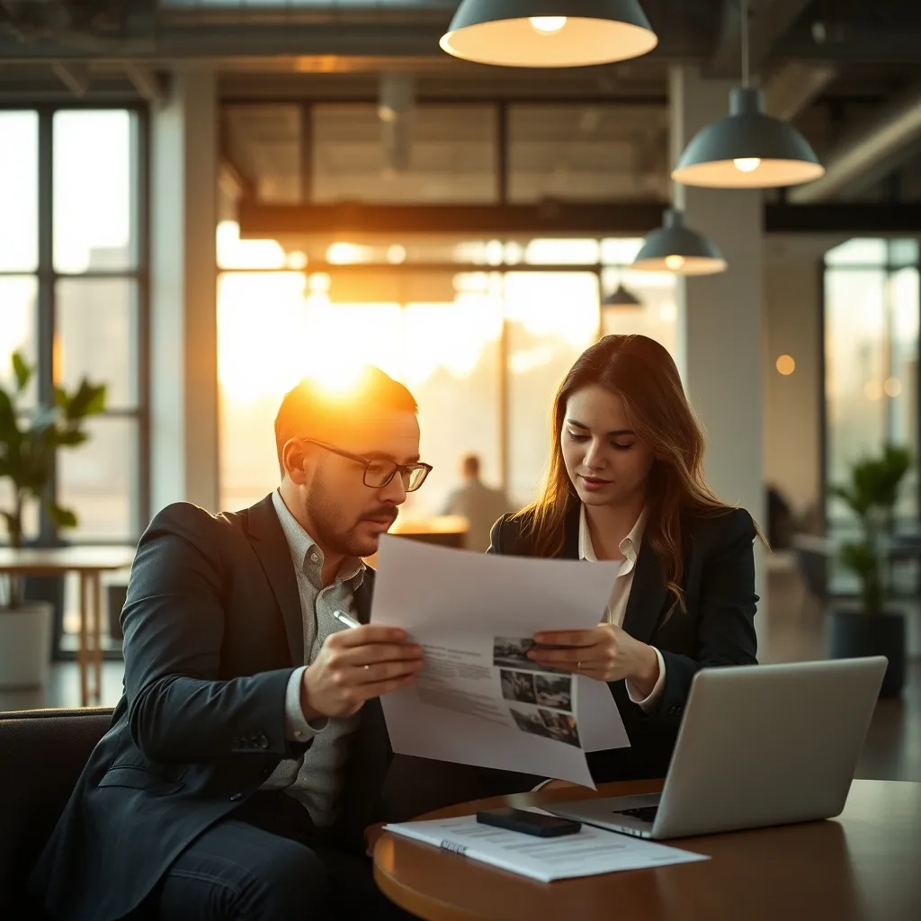Revue contractuelle entre un consultant ERP et son client avant le lancement du projet