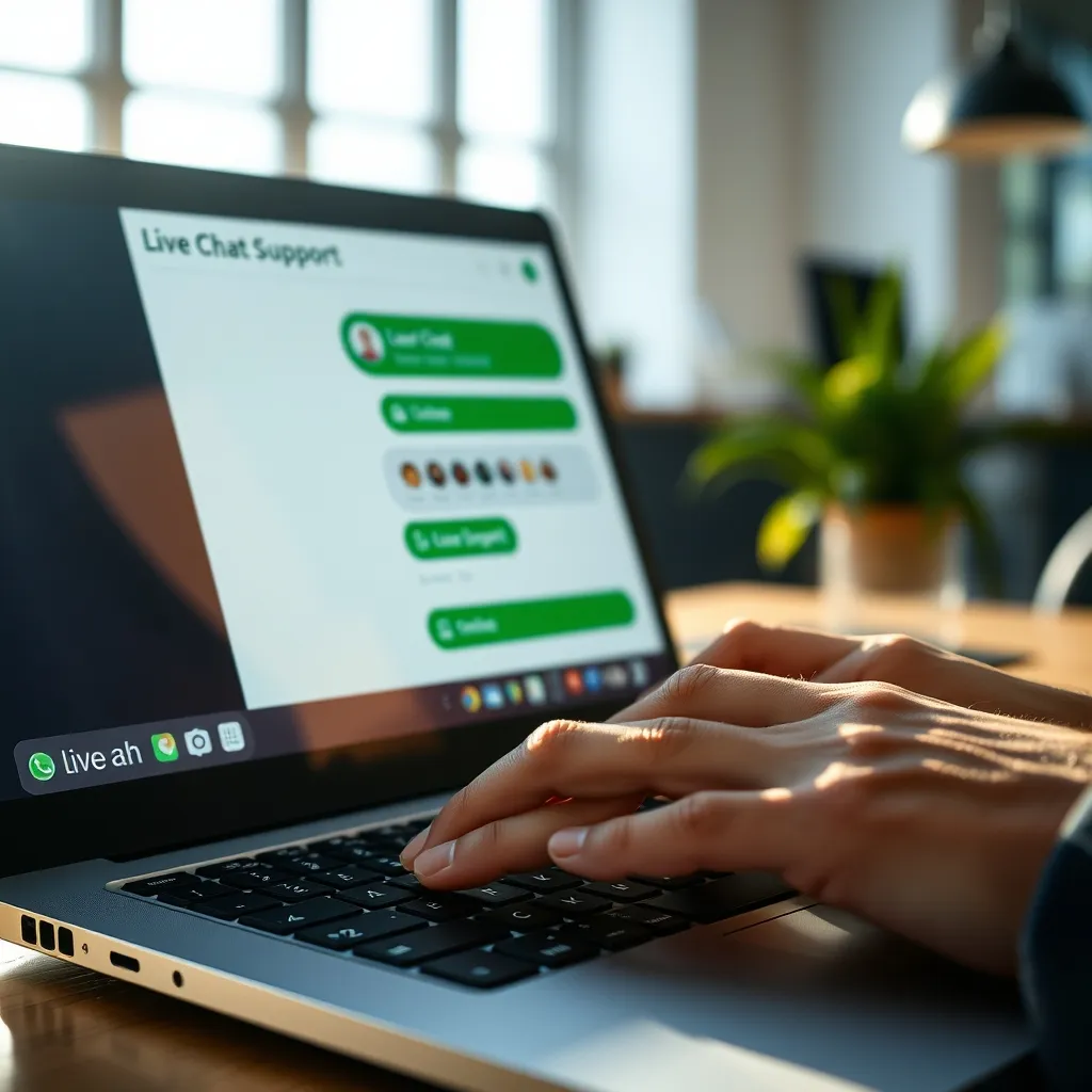 Le chat en direct reste le canal le plus rapide pour joindre Shopify