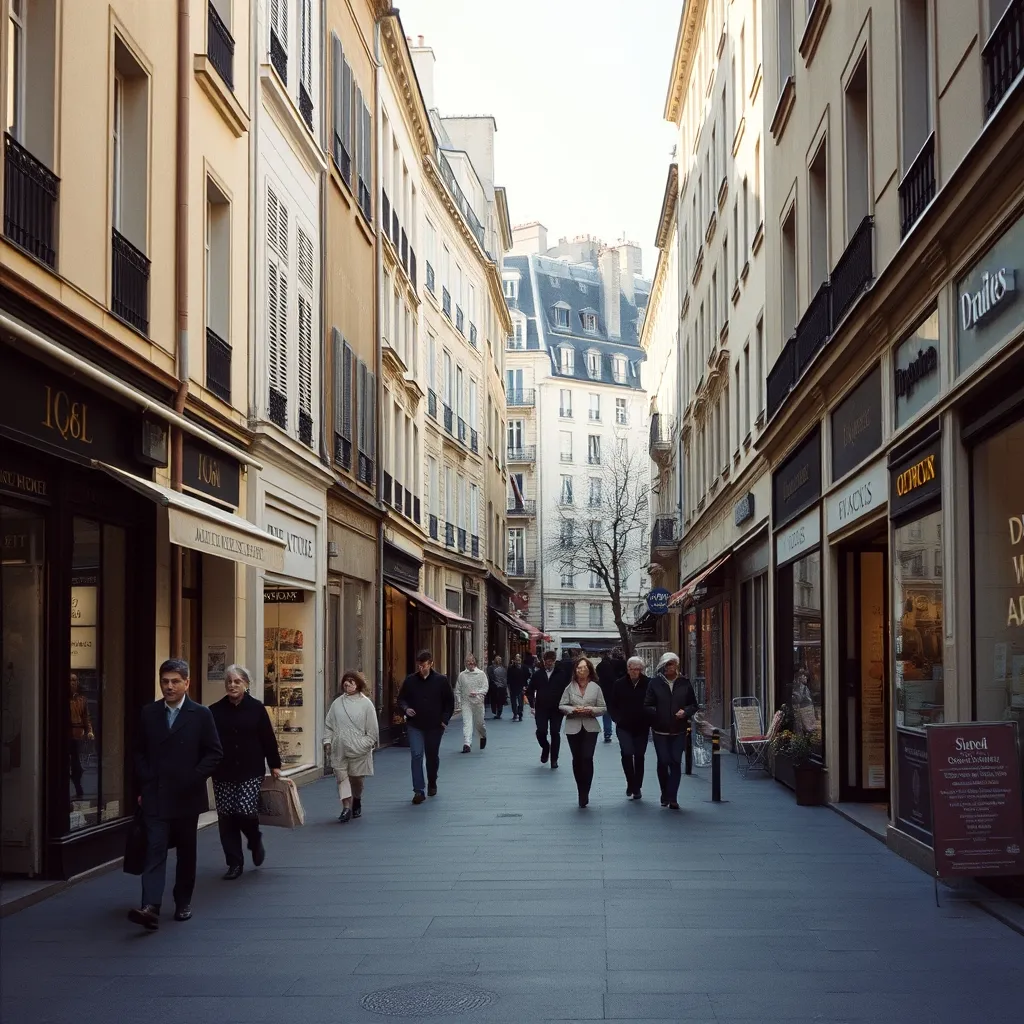 Commerces de centre-ville soumis à la réglementation ERP type M selon leur surface et leur effectif
