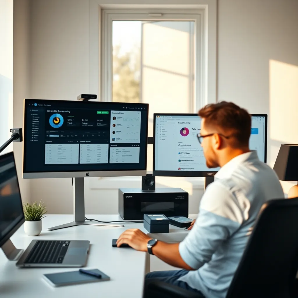 Comparer les interfaces de plusieurs logiciels de signature électronique sur un double écran